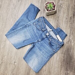 Rag & Bone * Light Wash Skinny Capri Jeans Sz 25